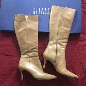 Stuart Weitzman Nude Boots size 6 m